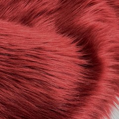 Eden BURGUNDY Shaggy Long Pile Soft Faux Fur Fabric for Fursuit, Cosplay Costum