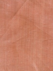 Linen/Rayon Fabric Yarn Dyed Pin-Stripe and Coordinated Solid Color Copper Beech