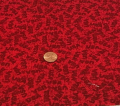 “USA” * Tonal Reds * David Textiles * 100% Cotton Remnant * 8″ x 21″