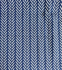 2008 MMXVIII Richloom Solarium Outdoor Fabric Blue White Dashes 2 yds x 54″