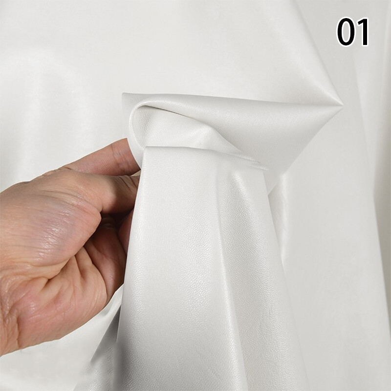 PU Soft Leather Fabric Matte Faux Leather for Sewing Clothes Jacket Material DIY