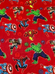 Marvel Avengers 100% Cotton 2/3 yards Superhero Fabric