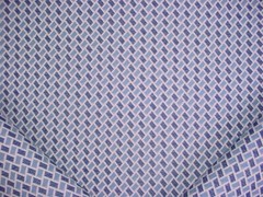 3-5/8Y Brunschwig & Fils 8015112 Briquetage Blue Brocade Upholstery Fabric