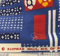 Vintage 1973 Klopman Mills Americana Fabric 2.5 Yards x 44”