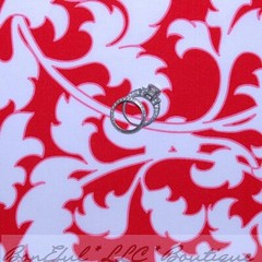 BonEful Fabric FQ Cotton Quilt VTG Disney MINNIE Mouse Heart Red White Polka Dot
