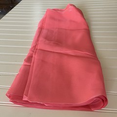 SILK SALMON FABRIC 3 Yards x 21 Inches Wide or 108 Inches x 21 Wide