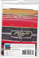 Red Mustang Digital Print Quilt Panel by Focus on Fabric btp