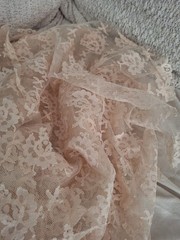 Floral Lace Fabric Material – Rose 90″ X 93′