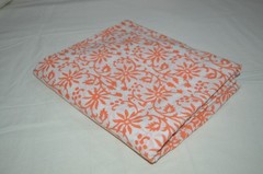 5 Yard Hand Block Fabric Floral Print 100%Cotton NO TARRIF CHARGES 100%✅ZK_200