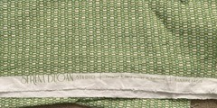 Serena Dugan Panarea Fabric – Fava/Turquoise $190/yard Linen 1.5 Yds PERFECT