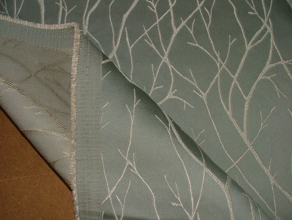 3.1 Metres iLiv Cuerden Celadon Woven Jacquard Fabric Curtain Upholstery Cushion