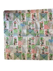 Vintage Holly HObbie fabric lot of 8 squares each 21″ 4 colors