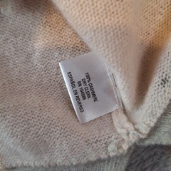 100% Cashmere Sweaters Lot of 6 Flawed Crafters Neutrals Minimalist Fabric DIY