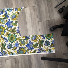 Piece Of Fabric By Zelle 50% Dacron 50% Cotton