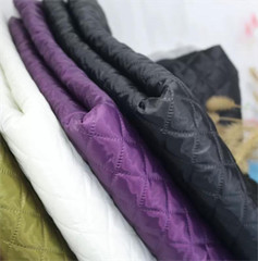 Double Sided Cotton Quilted Padded Lining Fabric for Winter Thick Coat Jacket