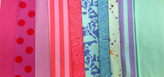 FAT EIGHTH (9″x22″) – SET 1 – TULA PINK – PACK OF 10