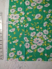 Heather Bailey Fabric True Kisses Daydream Teal Green BTFQ 18 x 22 Figo 90365