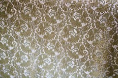 EMBROIDERED 3D FLORAL LACE ULTRA SOFT FABRIC OLIVE GREEN 60″ WIDE BY THE YARD