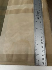 Silk Dupioni 54”W 2 Pieces Totaling 6 & 2/3 Yards Lovely Neutral Colors