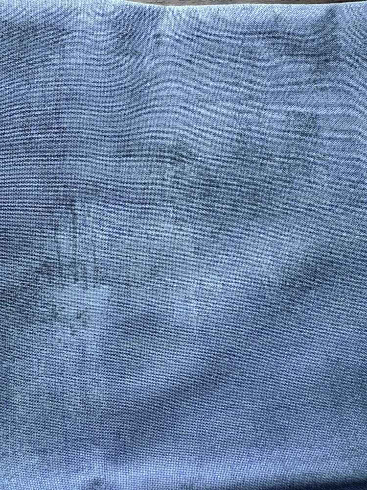 Moda Grunge Basics by Basics Grey Powder Blue Cotton Fabric 1 Yard by WOF