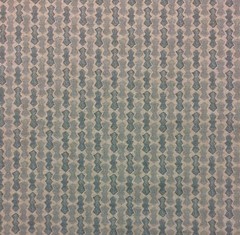 BALLARD DESIGNS MINSK GLACIER BLUE SMALL GEO ICE BLUE FABRIC BY YARD 55″ W