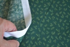 By 1/2 Yd, Vintage, Green Pine-Needles on Green Quilt Cotton, N1350