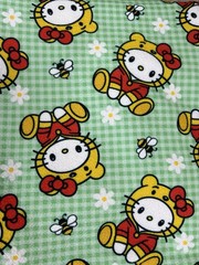Bullet Fabric Knit Liverpool (5) 1 Yard Cuts Tulip Rose Sunflower Dog Novelty