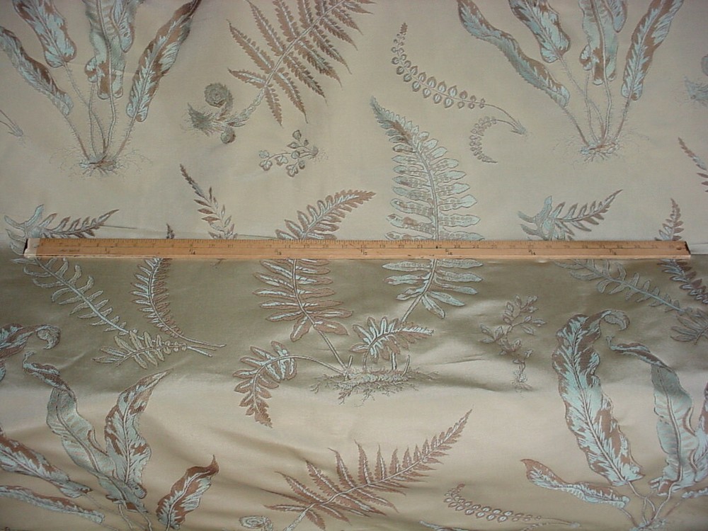 15-1/4 Brunschwig & Fils BF10007 Bakers Ferns Embroidered Silk Upholstery Fabric