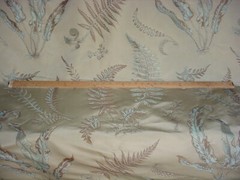 15-1/4 Brunschwig & Fils BF10007 Bakers Ferns Embroidered Silk Upholstery Fabric