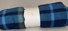 Joann Fabrics Store Unopened Fleece Fabric Remnant 1.333 Yards Blues And Orange