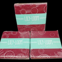 Lily & Loom Charm Square Pack – 5×5 – Modern Hand Drawn Fabric Lot of 3 New!
