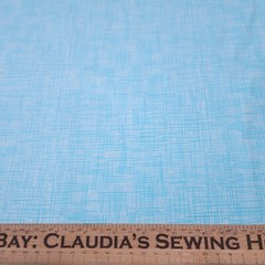 Harmony Cotton BTY Quilting Treasures Tonal Blue Cross Hatch Plaid Blender