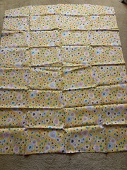 Vintage 60s 70s Sateen Mustard Hippie Love Hearts Mod Gogo Fabric Remnant 44×52