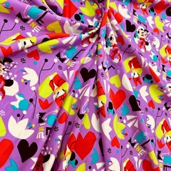 Animated Characters Print 4-way Stretch Fabric 60″ wide Swimsuit Spandex By Yard