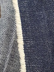 9+ YARDS VINTAGE DEEP INDIGO DENIM 100% COTTON FABRIC 58″ WIDE