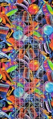 Timeless Treasures Jazz Fusion Musical Instruments Quilt Fabric by the Yard
