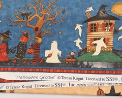 14 1/8 oz Quilt Cotton Sewing Fabric Halloween Autumn Fall ~2.5+ Yd