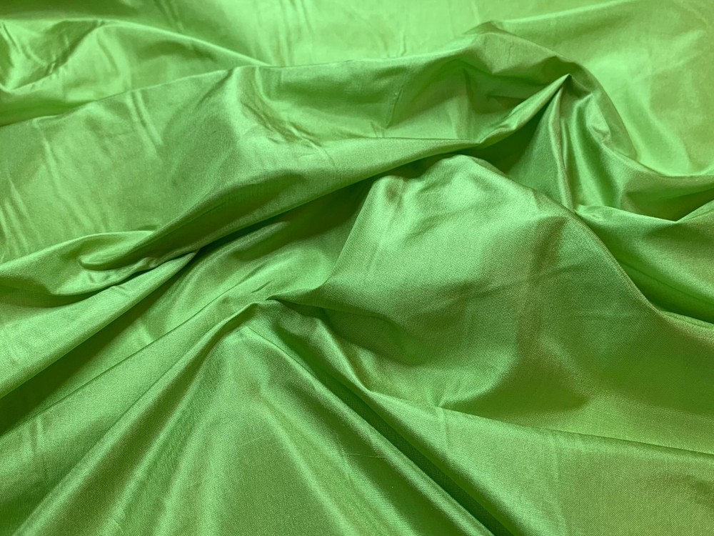 Green Apple 100% Silk Thai Silk Tissue Taffeta Fabric