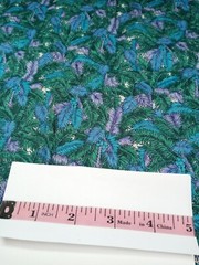 Hoffman California Fabrics Blue/Green Foliage 23″ x 42″ 100% Cotton