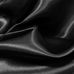 Charmeuse Satin Fabric by The Yard, 60 Inch Wide Black Satin Fabric Shiny & S…