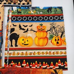 14 1/8 oz Quilt Cotton Sewing Fabric Halloween Autumn Fall ~2.5+ Yd
