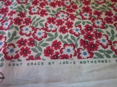 F7058, Early Aunt Grace design, 1/3 yard, 1930’s reproductions, very rare,