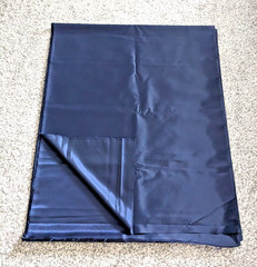 Midnight Blue Taffeta (READ Description… This is a cut of fabric)