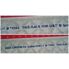 Daisy Kingdom For Quilters Fabric Stars Stripes Faux Flag Star Fabric 2.5 Yards