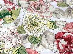 45″ 100% Cotton Garden Sewing & Craft Fabric 8 yd By the Bolt Coral