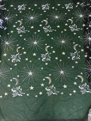 Tulle Embroidery Mesh Star Moon Fabric Sheer DIY Tutu Skirt Wedding Dress Cloth