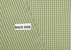 BALLARD DESIGN TILLIE GINGHAM KIWI InsideOut® MULTIPURPOSE FABRIC 2.3 YARD 56″W