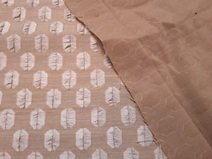 Covington ROKA BLUSH Pink White Eyelash Embroidery Designer Drapery Fabric