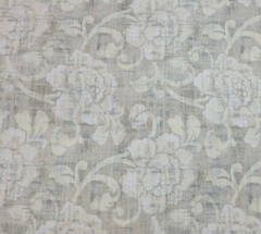 Colleen in Mineral BTY Richloom 100% Cotton Slub 54″ Wide Floral Gray