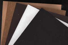 Hello Hobby 9″x12″ Adhesive Backed Felt Sheets Neutral Colors 5 Pcs